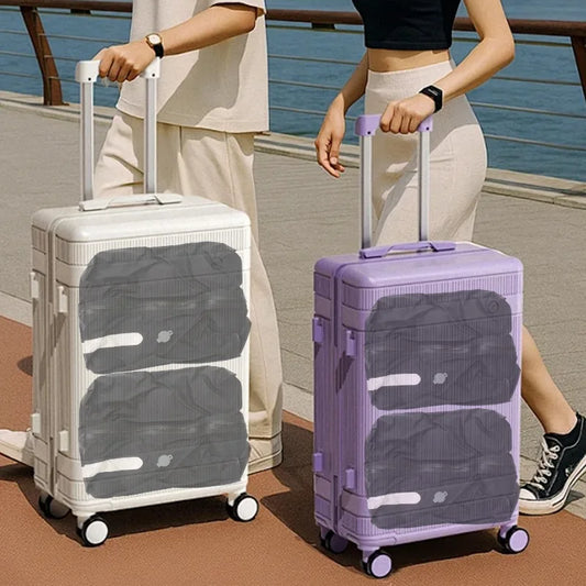 Travel Vacuum Compression Bags - Space Saving Storage for Luggage & Backpacks