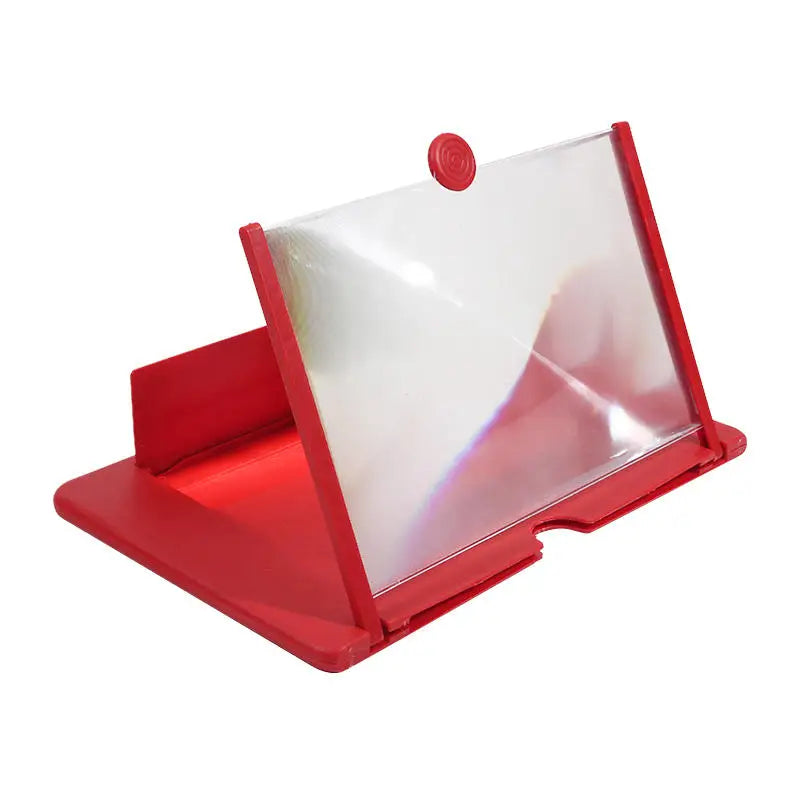 3D Mobile Screen Enlarger Universal Phone Video Amplifier Holder Red Phone Screen Magnifier Acrylic Mobile Screen Amplifier