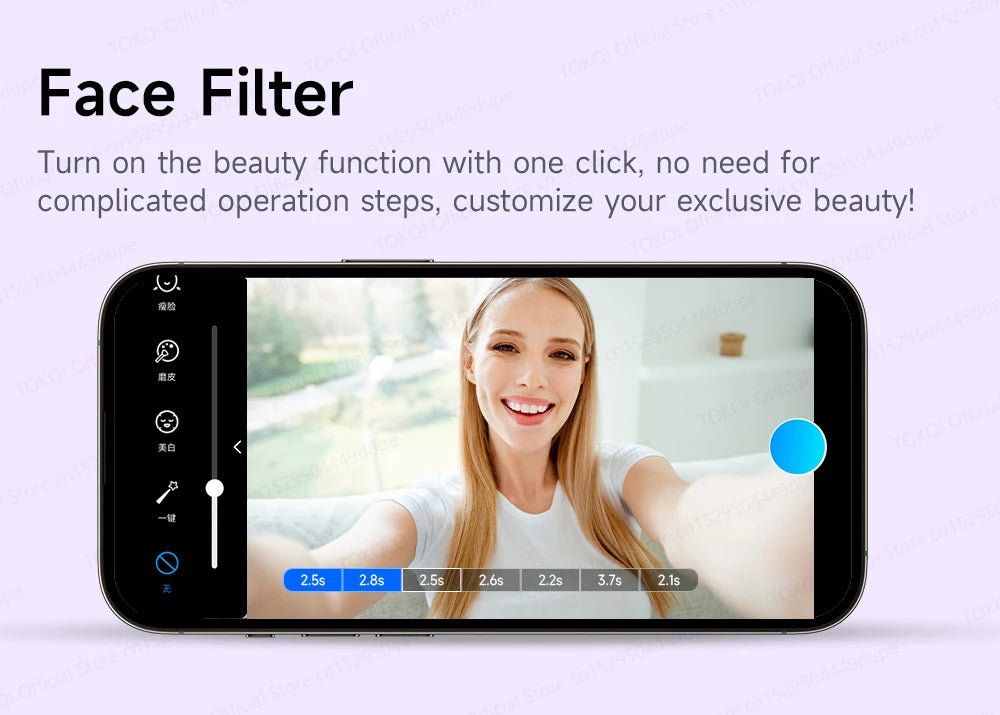 AI Tracking Desktop Gimbal Tripod with Extendable Selfie Stick - 360° Auto-Tracking for Mobile Phones & Vlogging