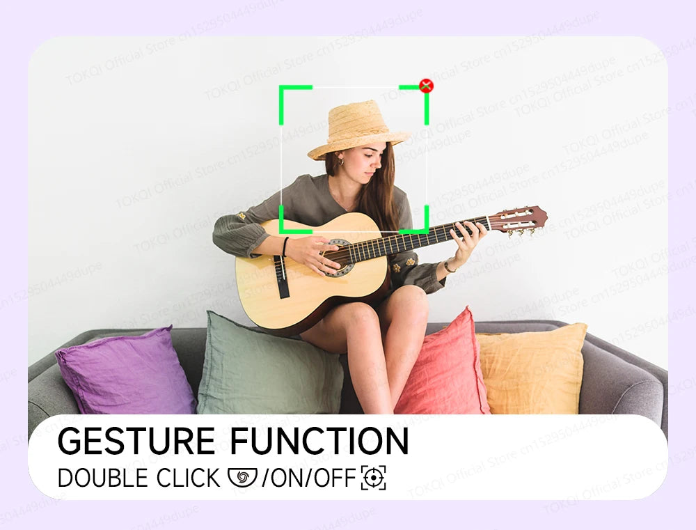 AI Tracking Desktop Gimbal Tripod with Extendable Selfie Stick - 360° Auto-Tracking for Mobile Phones & Vlogging