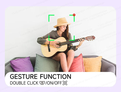 AI Tracking Desktop Gimbal Tripod with Extendable Selfie Stick - 360° Auto-Tracking for Mobile Phones & Vlogging