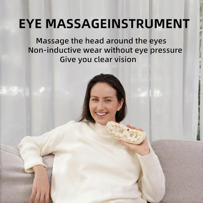 Eye Massager with Heat and Bluetooth Music, Comfortable Eye Care Mask for Relaxation