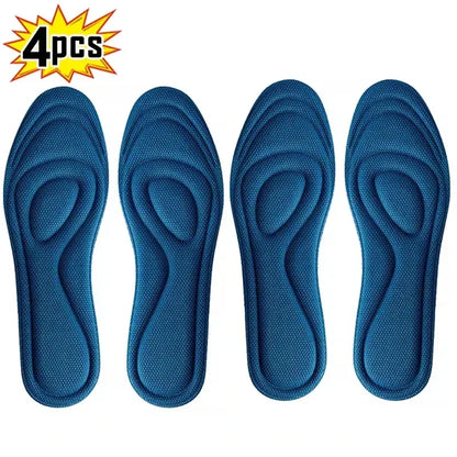 Memory Foam Orthopedic Insoles - 2 Pairs | Antibacterial Deodorizing Shoe Inserts for Sports & Running