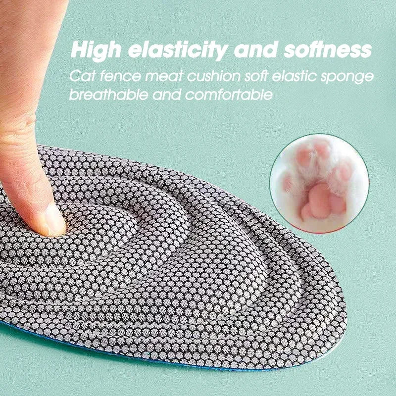 Memory Foam Orthopedic Insoles - 2 Pairs | Antibacterial Deodorizing Shoe Inserts for Sports & Running
